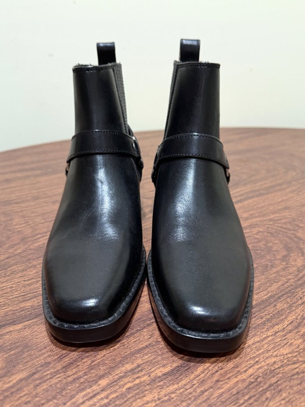 Madewell The Santiago Western Ankle Boot in True Black Women's Size 6.5 NWOT - Picture 7 of 9